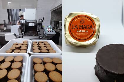 El detrás de escena de la elaboración de sus alfajores y el resultado final