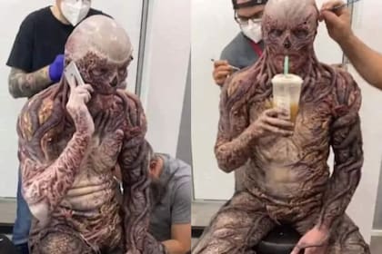 El detrás de escenas de Jamie Campbell Bower convirtiéndose en Vecna generó muchas risas