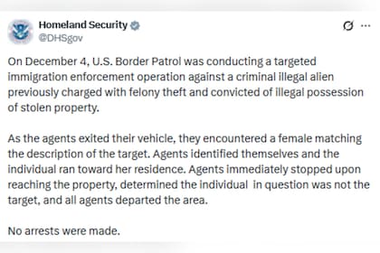 El DHS señaló que buscaba a una mujer que presentaba parecidos físicos con Guzmán