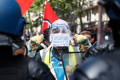 Disturbios en las calles de París