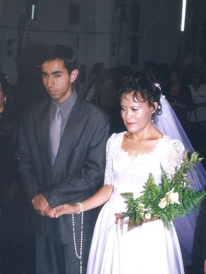 El día de la boda de Walter y Silvina