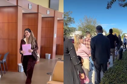 El día de la cita llegó una hora antes del horario indicado por la agencia