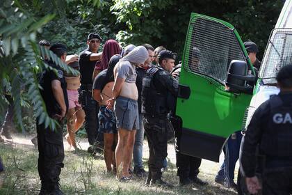 El día de la detención de los acusados de matar a Fernando Báez Sosa