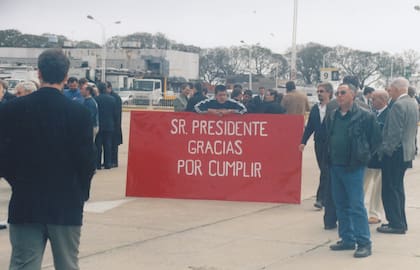 El día de la inauguración de Lafsa, Aerolíneas publicó avisos en diferentes diarios ofreciendo 1200 puestos de trabajo. (Gentileza: Pablo Potenze)