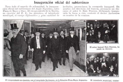 El día de la inauguración del servicio en las noticias