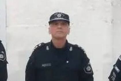 El día de la jura como jefe de la Unidad Regional VIII de Policía de Santa Fe