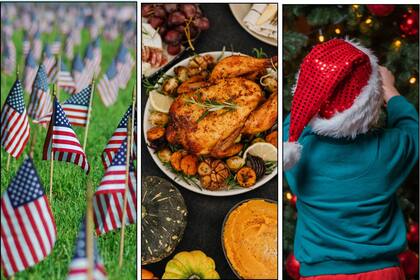 El día de los Veteranos, Acción de Gracias y Navidad cierran el cronograma 2025 de feriados federales (Archivo/Canva)