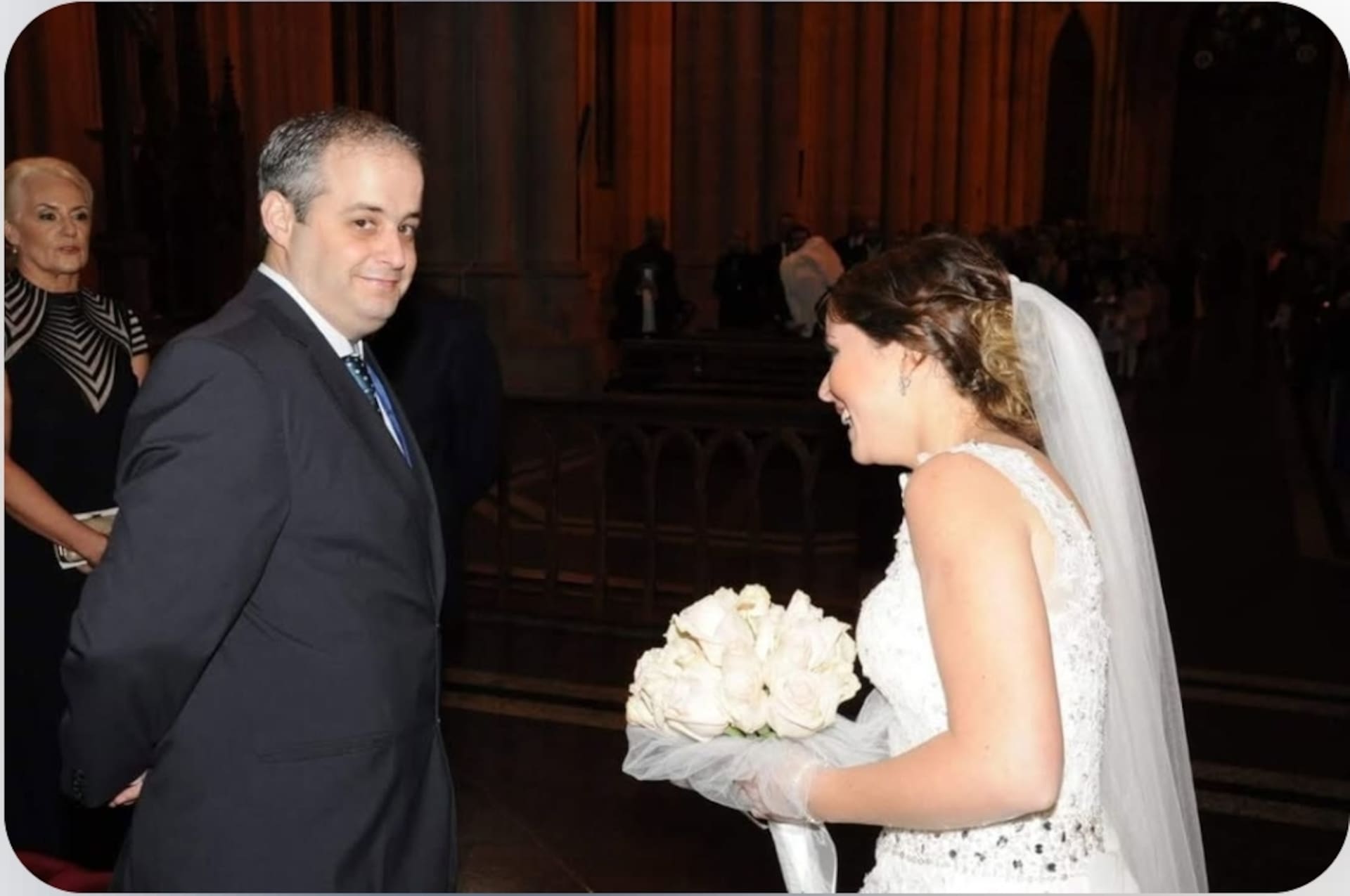 El día de su casamiento