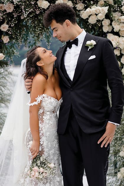 El día
de su boda con el DJ y productor holandés
Afrojack, en octubre de 2020