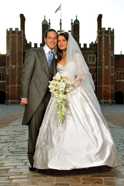 El día de su boda con Lord Frederick Windsor, celebrada el 12 de septiembre de 2009 en la capilla del Palacio de Hampton Court, en Surrey
