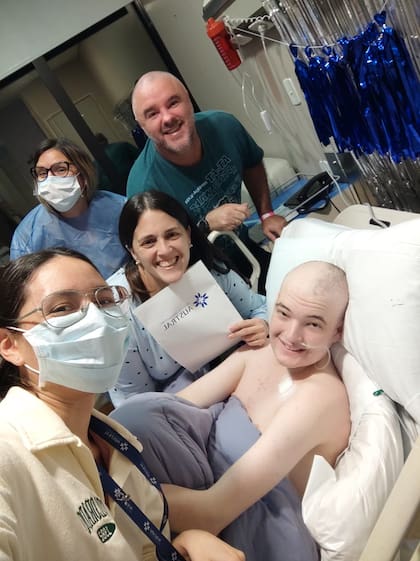 El día del alta de Joaquín