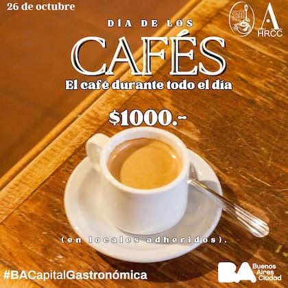 El Día del Café, una oportunidad para tomarlo a $1000 en los bares más emblemáticos de la Ciudad
