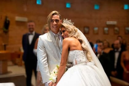 El día del casamiento de Claudio Spinelli