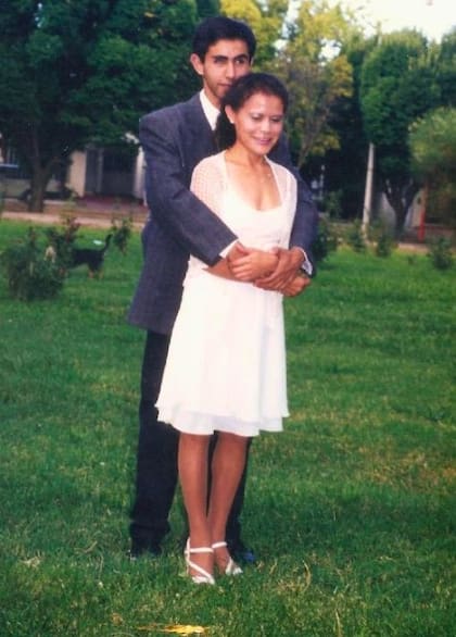 El día del casamiento de Walter y Silvina