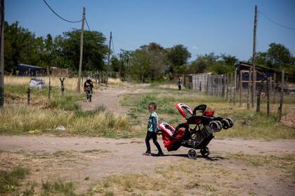 El día despues del tiroteo que causo muertos y heridos en una tosquera en Gonzalez Catán.