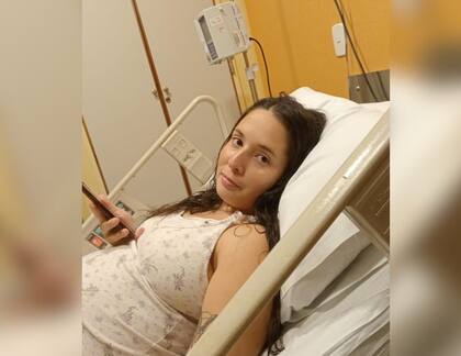 El día que le hicieron la intervención.