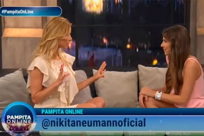 El día que Pampita Ardohain entrevistó a Nicole Neumann