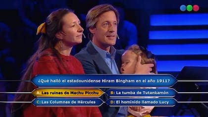 El día que participaron en "Quién quiere ser millonario"