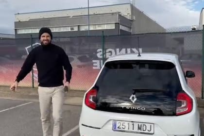 El día que Piqué llegó a la Kings League arriba de un Twingo.