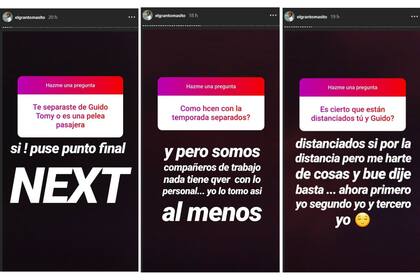 El diálogo entre Tomasito y sus seguidores. (Fuente: capturas de Instagram )