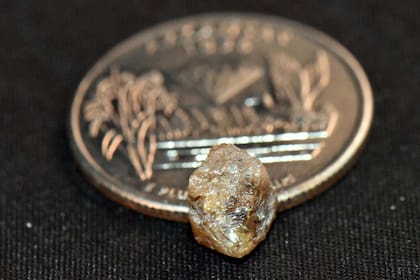 El diamante más grande encontrado en lo que va del año en el parque Crater of Diamonds tiene el tamaño de una arveja