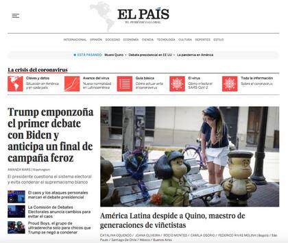 El diario El País, de España