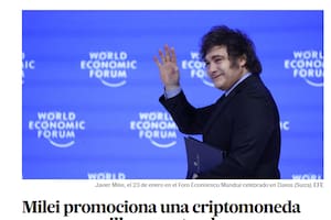 El diario El País ponderó la nota sobre Milei y el desplome de $LIBRA en el 'home' de este 15 de febrero.