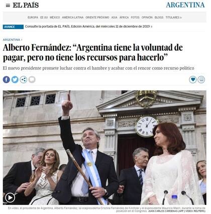 El diario español El País