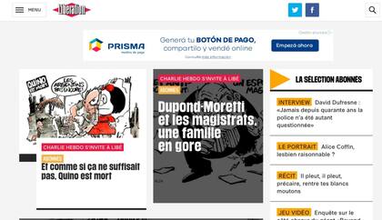 El diario Libération, de Francia