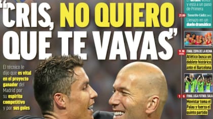 El diario Marca cuenta que Zinedine Zidane y los compañeros del delantero portugués piden por su continuidad