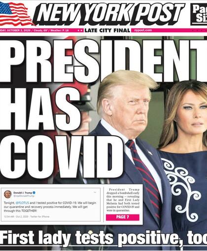 El diario newyorkino, The New York Post, llevó en su tapa de hoy la alarmante noticia.