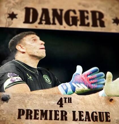 El Dibu Martínez recibió el premio al mejor arquero del mundo y prepararon un video con temática del lejano oeste para presentarlo