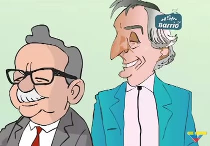 El dibujo animado de Néstor Kirchner emitido por la televisión estatal venezolana