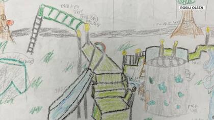 El dibujo inspirador de Rosili Olsen. (Rosili Olsen)