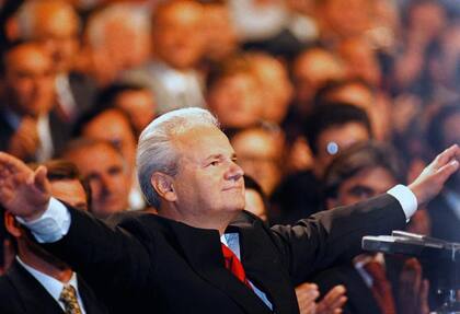 El dictador serbio Slobodan Milosevic