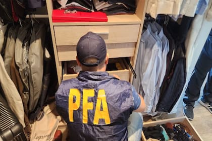 El dinero en efectivo encontrado por la Justicia en la casa de Ornella Calvete