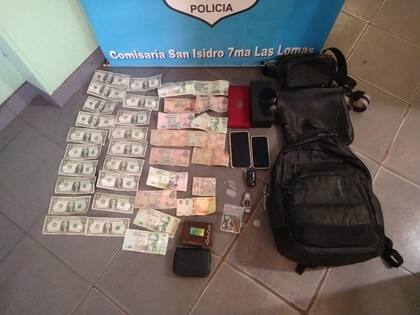 El dinero robado fue recuperado por la policía bonaerense
