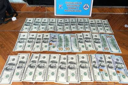 El dinero secuestrado por la Prefectura Naval