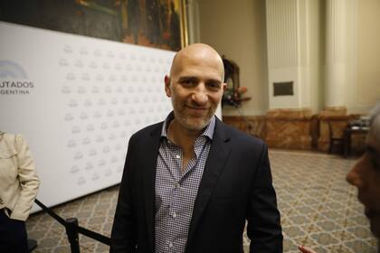 El diputado Emiliano Yacobitti, del bloque Evolución