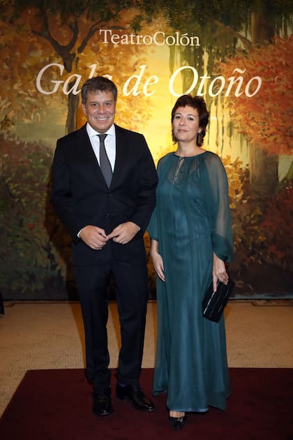 El diputado Facundo Manes y su mujer, Josefina.