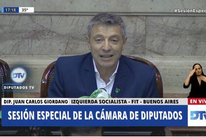El diputado Giordano asumió hoy su banca y completará el mandato de Romina del Plá