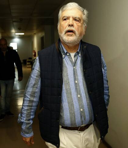 El diputado Julio de Vido en la Comisión de Energía, en el anexo de diputados. 7/4/17