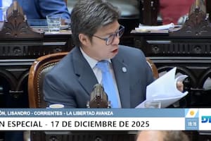 Un diputado libertario se confundió de dictamen y le agradeció a Milei por obras que propuso el kichnerismo