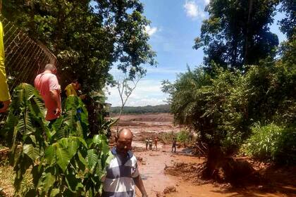 El dique de desechos de una mina se rompió en Brumadinho, en el estado de Minas Gerais, en Brasil