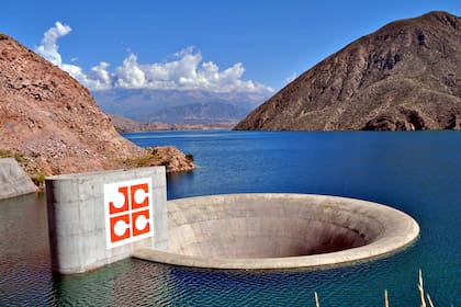 Actualmente, el embalse Potrerillos está al 99% de su capacidad, es decir, casi lleno