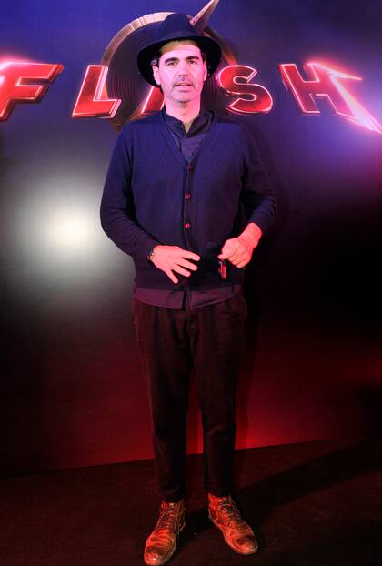 El director Armando Bo, presente en la avant premiere de The Flash