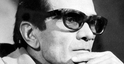 Pier Paolo Pasolini, director de clásicos como "Accattone" y "Mamma Roma"