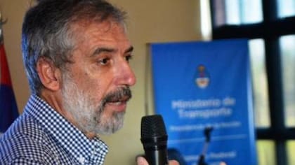 El director de Transporte Fluvial y Marítimo, Gustavo Deleersnyder