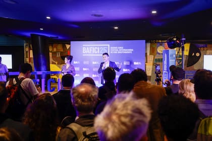 El director del Bafici, Javier Porta Fouz, en la inauguración del festival