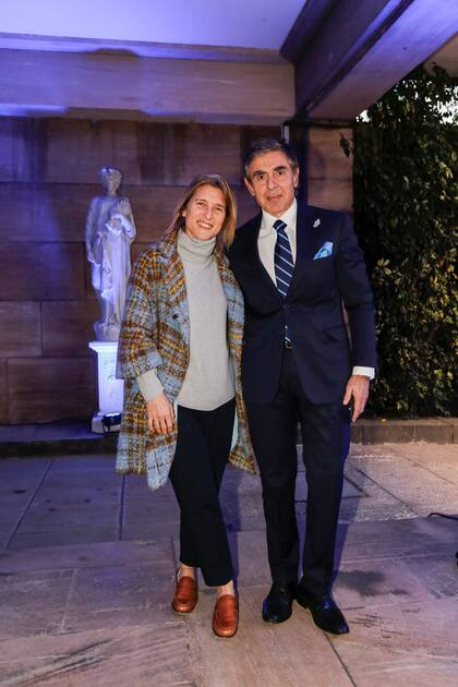 El director del Banco Macro, Damián Pozzoli, y su esposa María Pozzoli